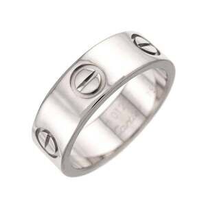CARTIER Authentic 18k Silver Love Ring #49